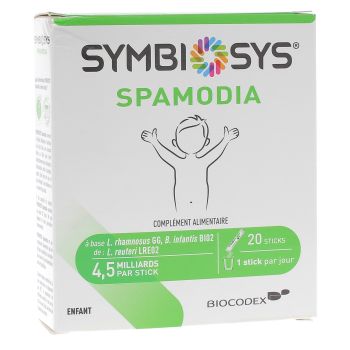 Symbiosys Spamodia Biocodex - boîte de 20 sticks