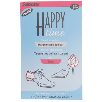 Talonnettes gel transparent talon happy time Saltrates - une paire