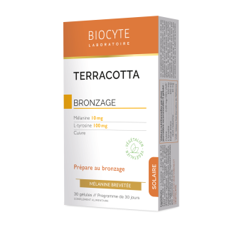 Terracotta bronzage Biocyte - boîte de 30 gélules