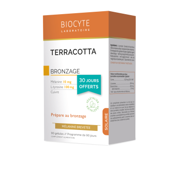 Terracotta bronzage Biocyte - lot de 3 boîtes de 30 gélules