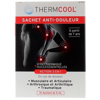 Therm Cool Gel anti-douleur TheraPearl - 10 sachets de 5 ml