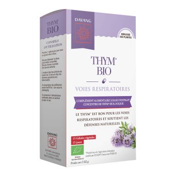 Thym Bio voies respiratoires Dayang - Boîte de 15 gélules