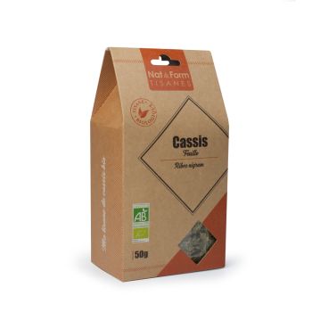 Tisane feuille cassis bio articulations Nat & Form - sachet de 50 g