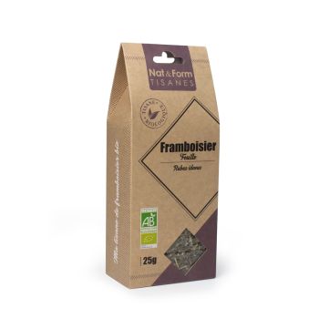 Tisane feuille framboisier Bio Nat & Form - sachet de 25 g