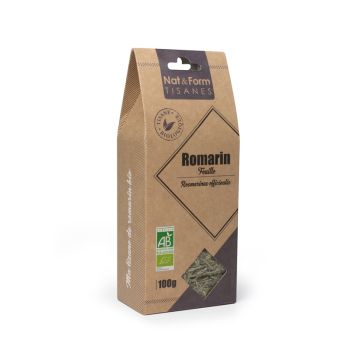 Tisane Feuille Romarin Bio Nat & Form - sachet de 100 g