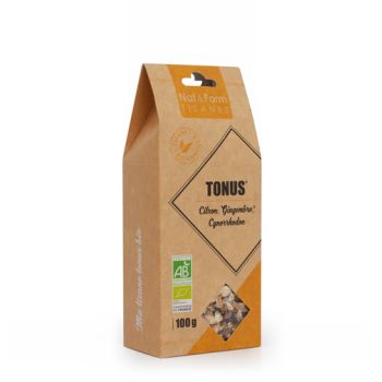 Tisane Tonus Citron, Gingembre, Cynorrhodon Nat & Form - sachet de 100 g