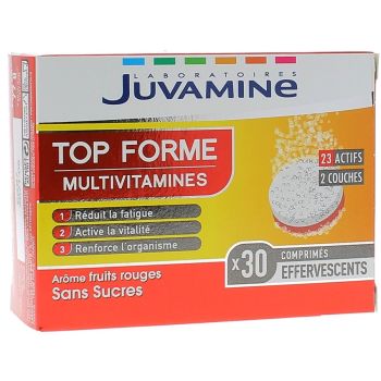 Top Forme Multivitamines Juvamine - boîte de 30 comprimés effervescents