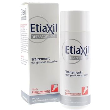 Traitement Détranspirant Pieds Peaux Normales Etiaxil - flacon de 100 ml