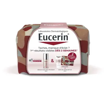 Trousse anti-pigment sérum DUO Eucerin - flacon-pompe de 30ml + soin de jour 20ml et trousse offerte