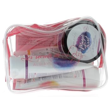 Trousse de voyage cheveux crépus Les Secrets de Loly - trousse de 4 produits