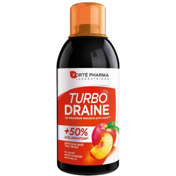 Turbodraine goût thé pêche Forté Pharma - flacon de 500 ml