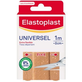 Universel Bande à découper Elastoplast - boîte d'une bande de 1m x 8cm