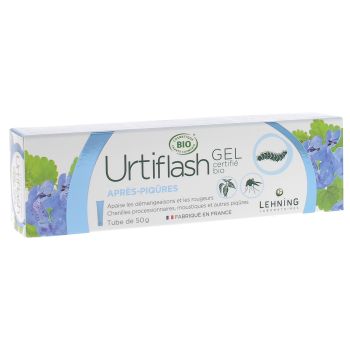 Urtiflash Gel après piqûres bio Lehning - tube de 50g