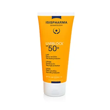 Uveblock SPF50+ lait très haute protection Isispharma - tube de 100ml