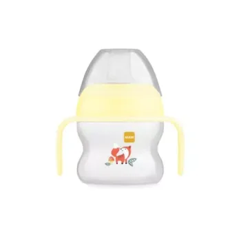 Tasse à bec souple 6mois et plus jaune MAM - 1 tasse de 150ml