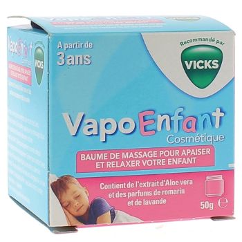 VapoEnfant baume de massage Vicks - pot de 50g