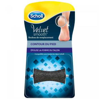 Velvet Smooth Rouleau de remplacement Contour du pied Scholl - un rouleau