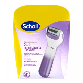 Velvet smooth express pedi râpe électrique anti-callosités Scholl - 1 râpe rose