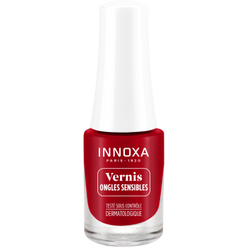 Vernis à ongles hypoallergénique Coquelicot 602 Innoxa - flacon de 4,8 ml