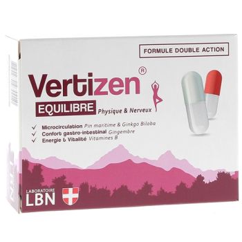 VertiZen équilibre Laboratoire LBN - boite de 60 gélules