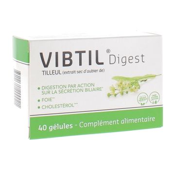 Vibtil Digestion Tilleul Sérélys - boîte de 40 gélules