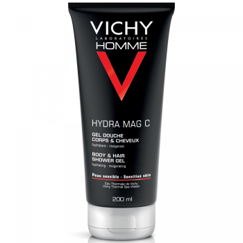 Hydra mag C gel douche corps & cheveux Vichy homme - tube de 200 ml