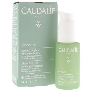 Vinopure Sérum salicylique anti-imperfections Caudalie - flacon-pompe de 30 ml