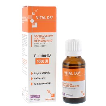 Vital D3 Ineldea - flacon de 20 ml