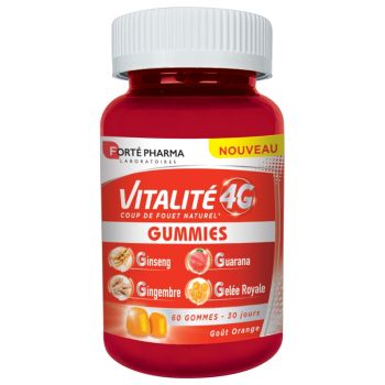 Vitalité 4G Forté Pharma - pot de 60 gummies