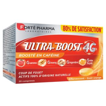 Vitalité 4G ultra-boost Forté pharma - boîte de 20 comprimés effervescents