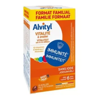 Vitalité à avaler Alvityl - boîte de 90 comprimés à avaler