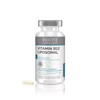 Vitamine B12 Liposomal Biocyte - pot de 30 gélules