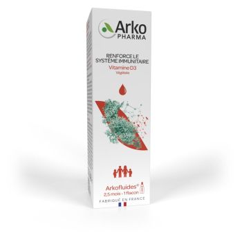 Vitamine D3 végétale Arkopharma - flacon-pipette de 15ml