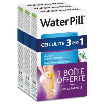 Water Pill cellulite 3 en 1 Nutreov - lot de 3 boites de 20 comprimés