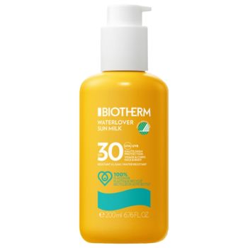 Waterlover Sun Milk SPF30 Biotherm - flacon-pompe de 200 ml