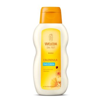 Bain crème Calendula Bébé Weleda - tube de 200 ml