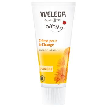 Crème pour le change au Calendula bébé Weleda - tube de 75 ml