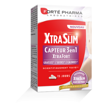 XtraSlim Capteur 3 en 1 XtraFort Forté Pharma - boîte de 60 gélules