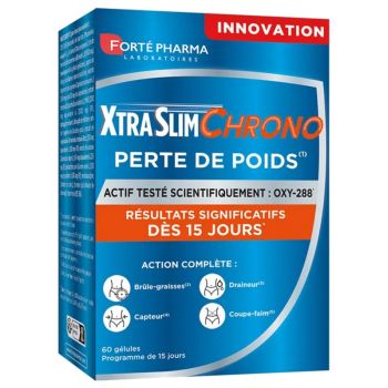 XtraSlim Chrono perte de poids Forté Pharma - boite de 60 gélules