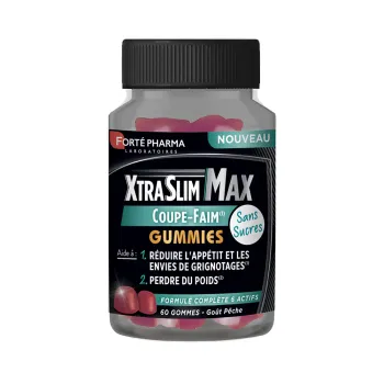 XtraSlim Max Gummies coupe-faim Forté Pharma - pot de 60 gummies