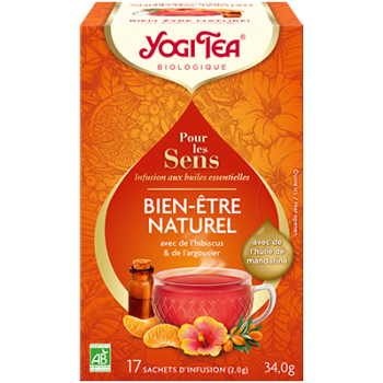 Infusion Bien-être Naturel Yogi Tea - boîte de 17 sachets