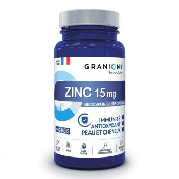 Zinc 15mg Granions - boîte de 60 gélules