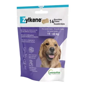 Zylkene bouchées chien de 15 à 60kg Vetoquinol - sachet de 14 bouchées