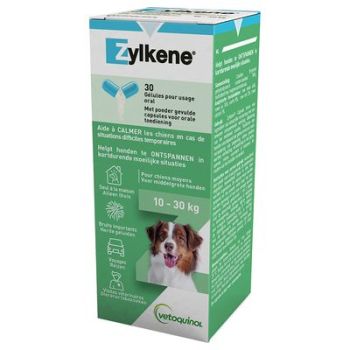 Zylkène chiens de 10-30kg Vetoquinol - boite de 30 gélules