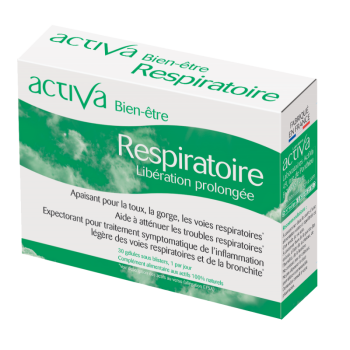 Activa bien-être respiratoire libération prolongée - boite de 30 gélules