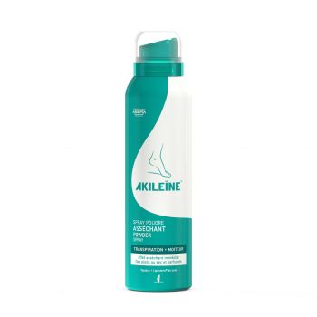 Spray poudre assechant transpiration Akileïne - spray de 150ml