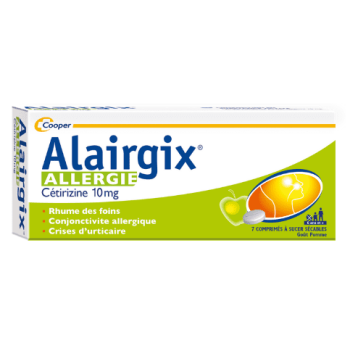 Alairgix Cétirizine 10mg - 7 comprimés à sucer