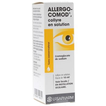 Allergocomod collyre en solution - flacon de 10 ml