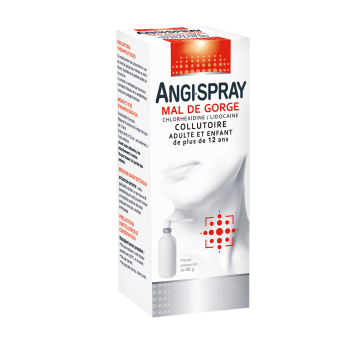 Angi-spray mal de gorge collutoire - flacon pressurisé de 40 g