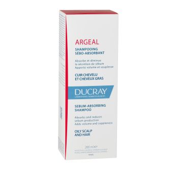 Argeal shampooing sébo-absorbant Ducray - Tube de 200 ml